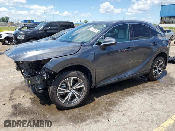 2025 Lexus RX 350 z VIN 2T2BAMCA2SC093075, wystawiony jako Copart lot #61910605 z przebiegiem 3 703 mil mil oraz Szkoda całkowita • Salvage title. Historia ofert i sprzedaży dostępna na DreamBid. Obrazek 1.