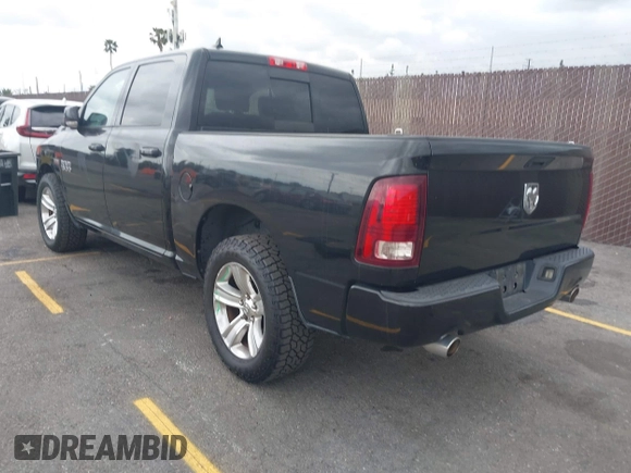 2015 Ram 1500 Sport with VIN 1C6RR6MT9FS613551, listed as a IAAI auction lot 42068675 with 199,576 mi miles and . Bid and sale history available at DreamBid. Image 3.