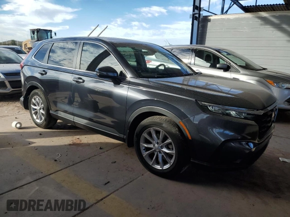2024 Honda CR-V EX-L with VIN 2HKRS3H72RH317878, listed as a Copart auction lot 43935865 with 21,518 mi miles and Salvage Title. Bid and sale history available at DreamBid. Image 4.