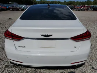 2016 Hyundai Genesis 3.8L with VIN KMHGN4JE3GU137580, listed as a Copart auction lot 70506344 with 75,158 mi miles and Salvage Title. Bid and sale history available at carsss.com. Image 6.