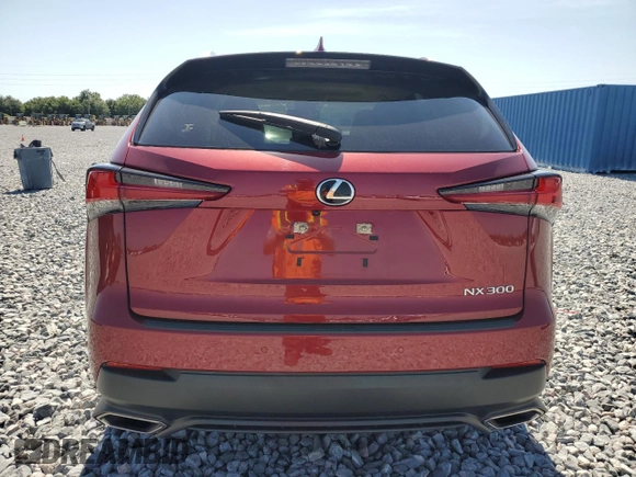 2020 Lexus NX 300 with VIN JTJDARBZ4L5012896, listed as a Copart auction lot 56951675 with 47,725 mi miles and Salvage title. Bid and sale history available at DreamBid. Image 6.