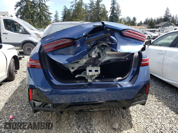 2025 BMW 5 Series with VIN WBA13FK06SCT74610, listed as a Copart auction lot 55362185 with Not provided miles and Salvage title. Bid and sale history available at DreamBid. Image 6.