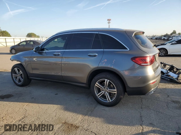 2020 Mercedes-Benz GLC 300 with VIN W1N0G8DBXLF763269, listed as a Copart auction lot 53330685 with 58,342 mi miles and Salvage title. Bid and sale history available at DreamBid. Image 2.