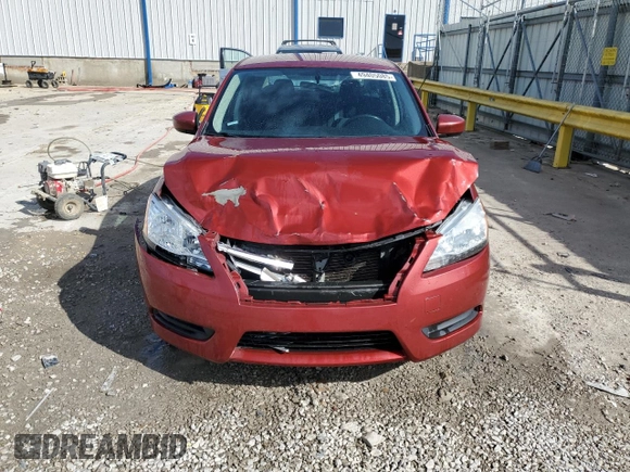 2015 Nissan Sentra SV with VIN 3N1AB7AP9FL682426, listed as a Copart auction lot 49405085 with 121,075 mi miles and Salvage Title. Bid and sale history available at DreamBid. Image 5.