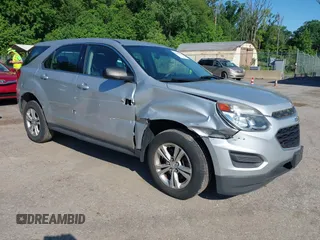 2017 Chevrolet Equinox LS z VIN 2GNALBEK8H1603433, wystawiony jako IAAI lot #42283614 z przebiegiem 161 817 mil mil oraz . Historia ofert i sprzedaży dostępna na DreamBid. Obrazek 1.