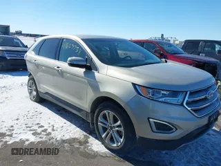 2017 Ford Edge Titanium z VIN 2FMPK4K99HBB27640, wystawiony jako IAAI lot #41623738 z przebiegiem 98 000 mil mil oraz . Historia ofert i sprzedaży dostępna na DreamBid. Obrazek 1.