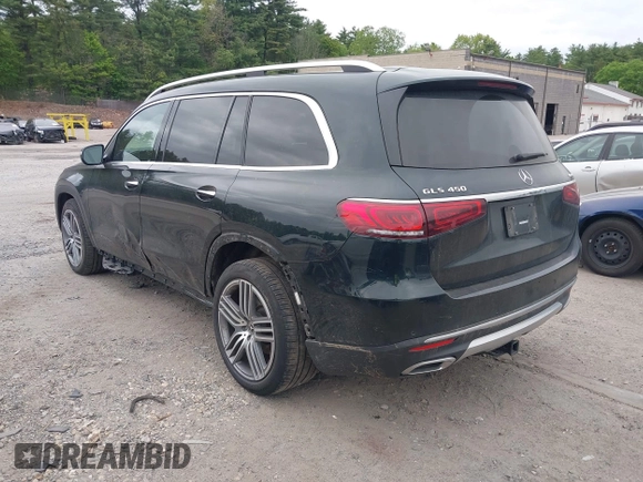 2021 Mercedes-Benz GLS 450 with VIN 4JGFF5KE6MA534582, listed as a IAAI auction lot 42286791 with 53,963 mi miles and . Bid and sale history available at DreamBid. Image 3.