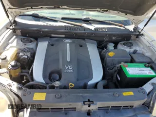 2005 Hyundai Santa Fe GLS with VIN KM8SC13E25U002566, listed as a Copart auction lot 73711124 with 152,245 mi miles and Salvage Title. Bid and sale history available at carsss.com. Image 12.