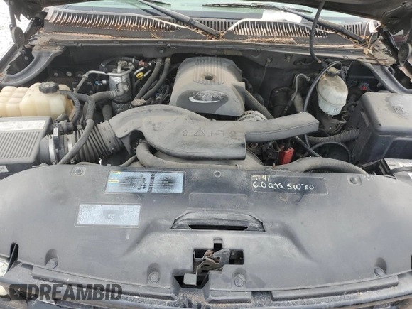 2004 Chevrolet Tahoe Z71 z VIN 1GNEK13ZX4R159262, wystawiony jako Copart lot #58047455 z przebiegiem Nie podano mil oraz Szkoda całkowita • Salvage title. Historia ofert i sprzedaży dostępna na DreamBid. Obrazek 12.