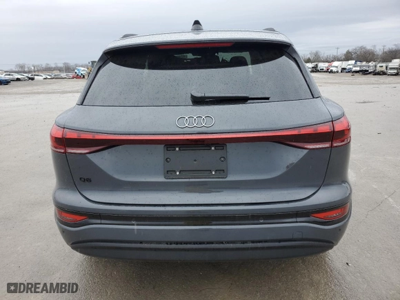 2025 Audi Q6 e-tron Premium Plus with VIN WA124BGF6SA005195, listed as a Copart auction lot 42492975 with NaN miles and Salvage Title. Bid and sale history available at carsss.com. Image 6.