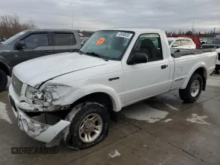 2002 Ford Ranger XL with VIN 1FTYR10U12PB23270, listed as a Copart auction lot 43460635 with 128,458 mi miles and Salvage Title. Bid and sale history available at carsss.com. Image 1.