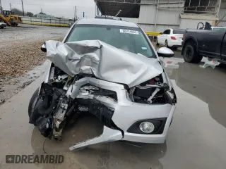 2014 Chevrolet Sonic LT with VIN 1G1JC6SH1E4190045, listed as a Copart auction lot 88254065 with 98,185 mi miles and Salvage Title. Bid and sale history available at carsss.com. Image 5.