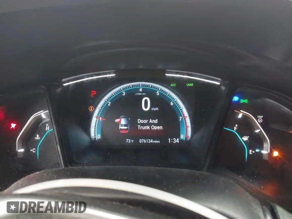 2020 Honda Civic LX with VIN 2HGFC2F6XLH551000, listed as a IAAI auction lot 42279270 with 76,134 mi miles and . Bid and sale history available at DreamBid. Image 7.