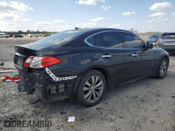 2013 Infiniti M37 with VIN JN1BY1AP7DM511726, listed as a Copart auction lot 68350934 with 181,573 mi miles and Salvage Title. Bid and sale history available at carsss.com. Image 3.