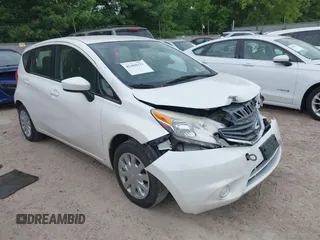 2015 Nissan Note S Plus z VIN 3N1CE2CP7FL387065, wystawiony jako IAAI lot #42460332 z przebiegiem 164 854 mil mil oraz . Historia ofert i sprzedaży dostępna na DreamBid. Obrazek 1.