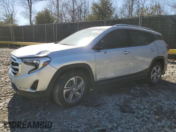 2020 GMC Terrain SLT with VIN 3GKALPEVXLL105391, listed as a Copart auction lot 47689065 with 156,888 mi miles and Salvage Title. Bid and sale history available at carsss.com. Image 1.