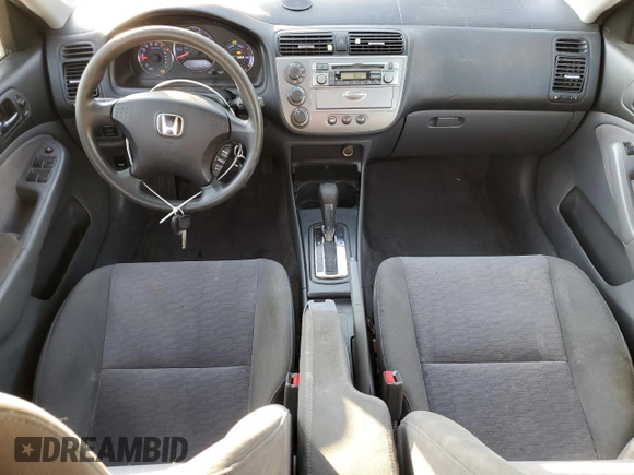 2005 Honda Civic with VIN JHMES96615S022180, listed as a Copart auction lot 50362915 with 231,987 mi miles and Salvage Title. Bid and sale history available at DreamBid. Image 8.