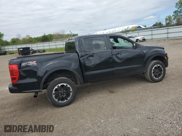 2021 Ford Ranger XL with VIN 1FTER4FH6MLD16040, listed as a Copart auction lot 57402125 with 65,349 mi miles and Salvage title. Bid and sale history available at DreamBid. Image 3.