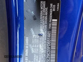 2015 BMW M6 z VIN WBSLZ9C55FD651441, wystawiony jako Copart lot #78511203 z przebiegiem 45 569 mil mil oraz Czysty tytuł • Clean title. Historia ofert i sprzedaży dostępna na DreamBid. Obrazek 12.