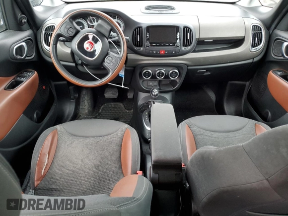 2014 FIAT 500L Trekking with VIN ZFBCFADH0EZ008008, listed as a Copart auction lot 81601874 with 91,812 mi miles and Salvage Title. Bid and sale history available at carsss.com. Image 8.
