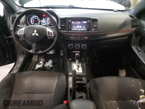 2017 Mitsubishi Lancer ES with VIN JA32U2FU1HU607868, listed as a Copart auction lot 44959803 with 51,582 mi miles and Salvage Title. Bid and sale history available at carsss.com. Image 8.