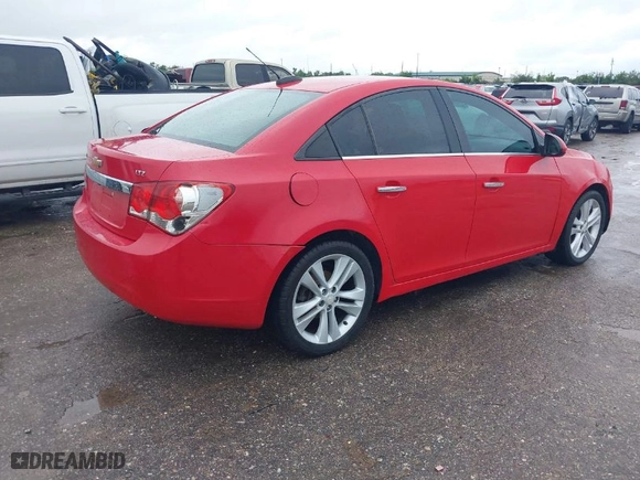 2016 Chevrolet Cruze Limited LTZ with VIN 1G1PG5SB8G7191389, listed as a IAAI auction lot 42091496 with 151,104 mi miles. Bid and sale history available at carsss.com. Image 4.