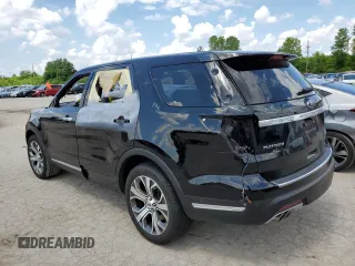 2018 Ford Explorer Platinum with VIN 1FM5K8HT6JGC48688, listed as a Copart auction lot 54159084 with 33,612 mi miles and Salvage title. Bid and sale history available at DreamBid. Image 2.