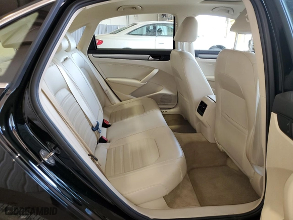 2015 Volkswagen Passat 1.8T Sport with VIN 1VWBT7A32FC120193, listed as a Copart auction lot 53448315 with 27,996 mi miles and Salvage Title. Bid and sale history available at carsss.com. Image 10.