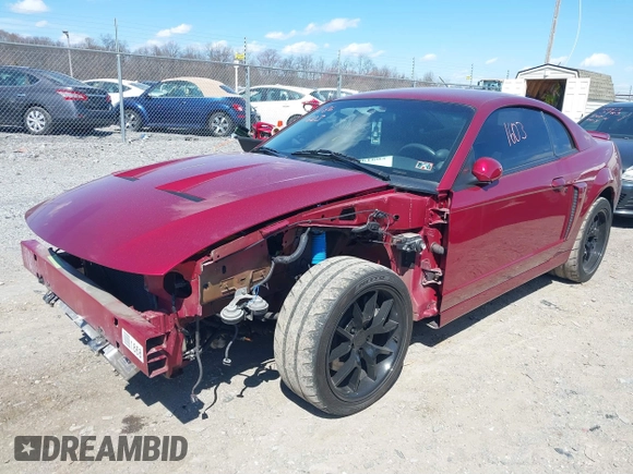 2003 Ford Mustang SVT Cobra with VIN 1FAFP48Y73F416335, listed as a IAAI auction lot 41861603 with 47,111 mi miles. Bid and sale history available at carsss.com. Image 17.