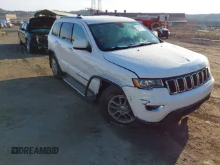 2018 Jeep Grand Cherokee Laredo E with VIN 1C4RJFAG0JC298441, listed as a IAAI auction lot 41748555 with 144,606 mi miles. Bid and sale history available at carsss.com. Image 1.