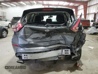 2017 Nissan Murano SL with VIN 5N1AZ2MH9HN184774, listed as a Copart auction lot 47986105 with 153,228 mi miles and Salvage Title. Bid and sale history available at DreamBid. Image 6.