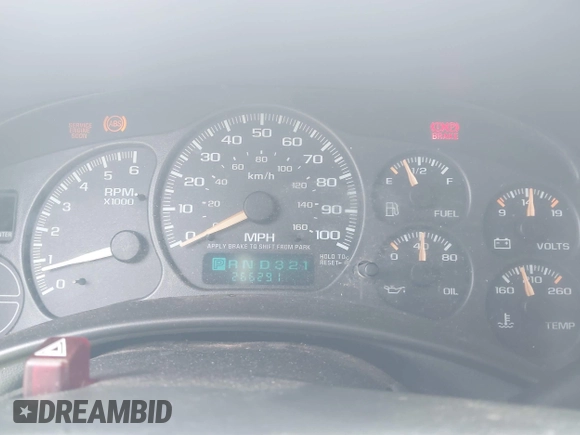 2002 Chevrolet Tahoe LS with VIN 1GNEC13V12J329045, listed as a IAAI auction lot 42099926 with 266,291 mi miles and . Bid and sale history available at DreamBid. Image 7.