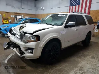 2017 Ford Expedition Platinum z VIN 1FMJU1MT9HEA42468, wystawiony jako Copart lot #85666634 z przebiegiem 98 512 mil mil oraz Czysty tytuł • Clean title. Historia ofert i sprzedaży dostępna na DreamBid. Obrazek 1.