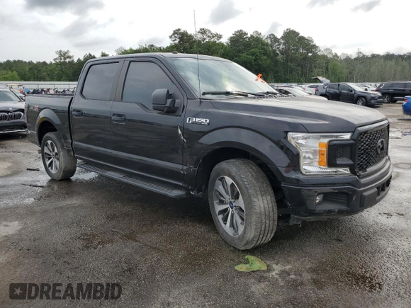 2019 Ford F-150 XL with VIN 1FTEW1CP5KKE28883, listed as a Copart auction lot 54195765 with Not Provided miles and Non Repairable. Bid and sale history available at carsss.com. Image 4.