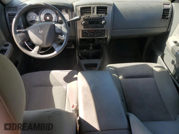 2007 Dodge Dakota SLT with VIN 1D7HW48K97S129387, listed as a Copart auction lot 74878664 with 137,525 mi miles and Salvage Title. Bid and sale history available at carsss.com. Image 8.