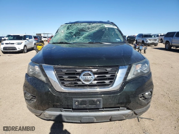 2019 Nissan Pathfinder SV with VIN 5N1DR2MM8KC586105, listed as a Copart auction lot 43481885 with 98,489 mi miles and Salvage Title. Bid and sale history available at carsss.com. Image 5.