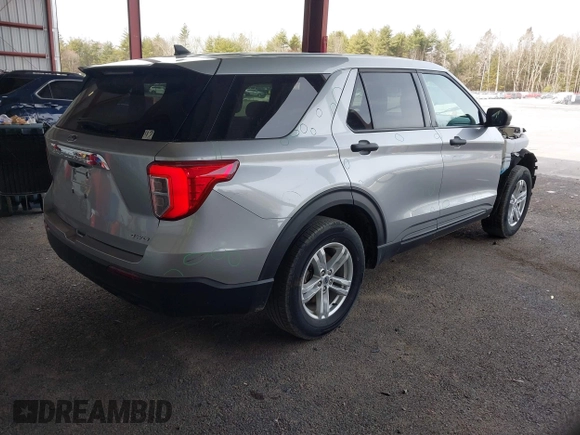 2023 Ford Explorer with VIN 1FMSK8BH7PGA42778, listed as a IAAI auction lot 41764514 with 25,573 mi miles and . Bid and sale history available at DreamBid. Image 4.