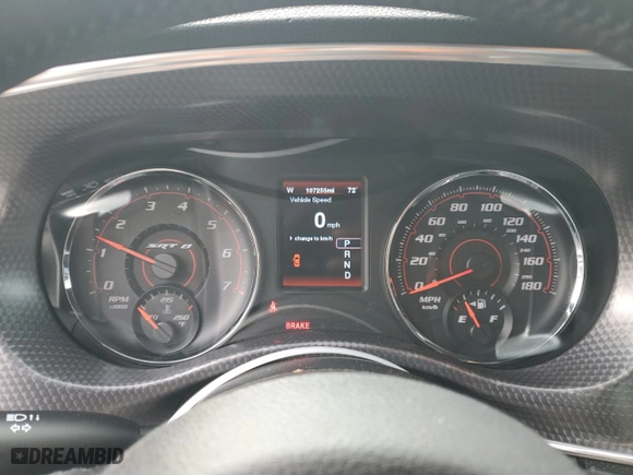 2012 Dodge Charger SRT8 with VIN 2C3CDXEJ2CH169792, listed as a Copart auction lot 88295065 with 107,255 mi miles and Salvage Title. Bid and sale history available at carsss.com. Image 9.