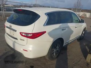 2015 Infiniti QX60 with VIN 5N1AL0MM2FC517425, listed as a IAAI auction lot 41361197 with 145,182 mi miles. Bid and sale history available at carsss.com. Image 4.