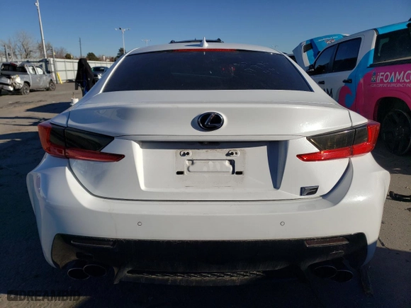 2015 Lexus RC F with VIN JTHHP5BC9F5000706, listed as a Copart auction lot 83778104 with 57,949 mi miles and Clean Title. Bid and sale history available at carsss.com. Image 6.
