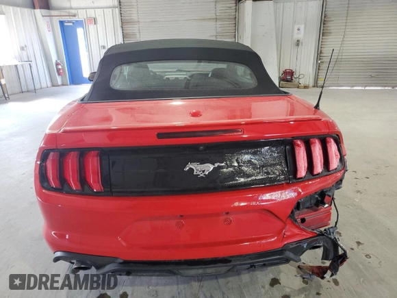 2022 Ford Mustang EcoBoost with VIN 1FATP8UH2N5103606, listed as a Copart auction lot 67650334 with 18,447 mi miles and Salvage Title. Bid and sale history available at carsss.com. Image 6.