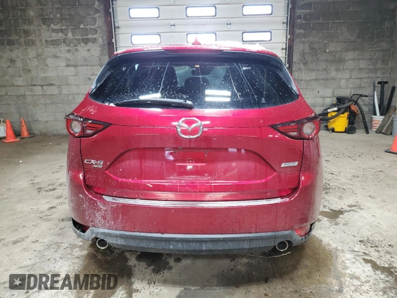 2018 Mazda CX-5 Grand Touring with VIN JM3KFBDM6J0444685, listed as a Copart auction lot 41602675 with 75,488 mi miles and Salvage Title. Bid and sale history available at carsss.com. Image 6.