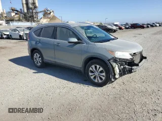 2012 Honda CR-V EX-L with VIN JHLRM3H70CC003243, listed as a Copart auction lot 48320445 with 122,314 mi miles and Salvage Title. Bid and sale history available at carsss.com. Image 4.