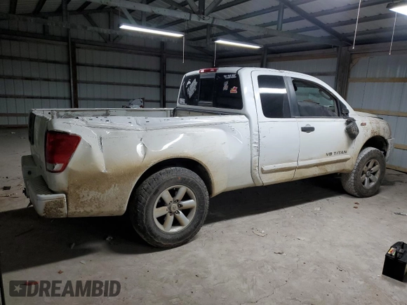 2008 Nissan Titan SE with VIN 1N6BA06A08N322185, listed as a Copart auction lot 83219094 with 133,368 mi miles and Salvage Title. Bid and sale history available at carsss.com. Image 3.