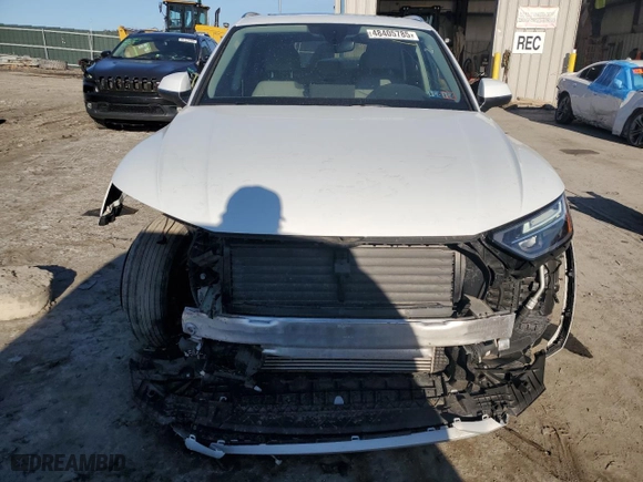 2022 Audi Q5 S line Premium Plus with VIN WA1EAAFY5N2118556, listed as a Copart auction lot 48405785 with 26,182 mi miles and Salvage Title. Bid and sale history available at carsss.com. Image 5.