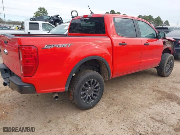 2023 Ford Ranger XL with VIN 1FTER4EH0PLE08377, listed as a IAAI auction lot 41664918 with 44,236 mi miles. Bid and sale history available at carsss.com. Image 4.