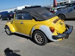 1979 Volkswagen Beetle with VIN 1582009602, listed as a Copart auction lot 42561745 with 25,764 mi miles and Salvage Title. Bid and sale history available at DreamBid. Image 2.