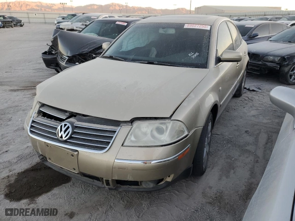 2002 Volkswagen Passat GLX with VIN WVWTH63B92P061508, listed as a Copart auction lot 89027255 with 174,657 mi miles and Non Repairable. Bid and sale history available at carsss.com. Image 1.