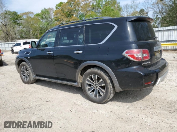 2018 Nissan Armada SV with VIN JN8AY2ND7J9059858, listed as a Copart auction lot 50140715 with 107,126 mi miles and Salvage Title. Bid and sale history available at carsss.com. Image 2.
