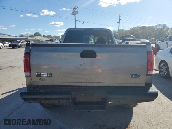 2002 Ford F-250 XL with VIN 1FTNF21F02ED35414, listed as a Copart auction lot 75740414 with 227,783 mi miles and Clean title. Bid and sale history available at DreamBid. Image 6.